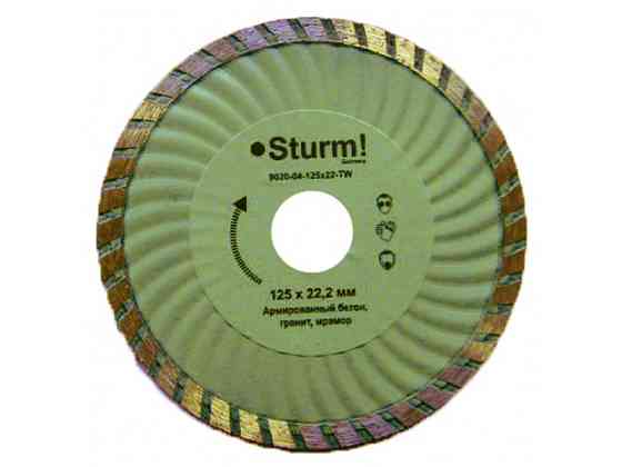 Алмазний диск Sturm ТурбоWave d=115 мм 9020-04-115x22-TW (читувати опис) Рівне