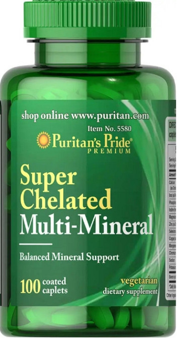 Мультиминеральный комплекс Puritan's Pride Multi Mineral 100 таб Киев - изображение 1