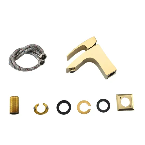 Смеситель для умывальника GAPPO G1007-13, золото Киев