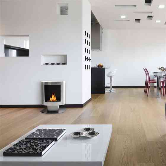 Безпечний пальник для каміна Phantasma Tower з неіржавкої сталі срібло (Німеччина, читати опис) Рівне