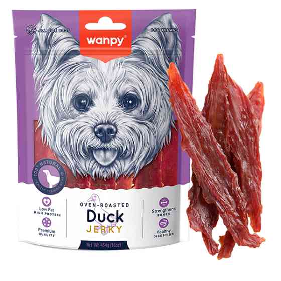 Wanpy Duck Jerky ВАНПІ ФІЛЕ КАЧКИ В’ЯЛЕНЕ ласощі для собак Київ