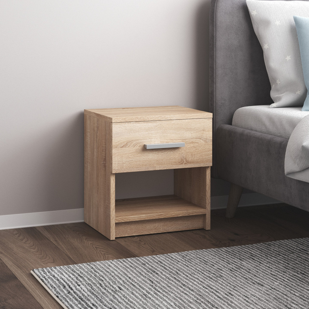 Тумба прикроватная VAYS, в спальню M-48 Дуб Сонома Львов - изображение 1