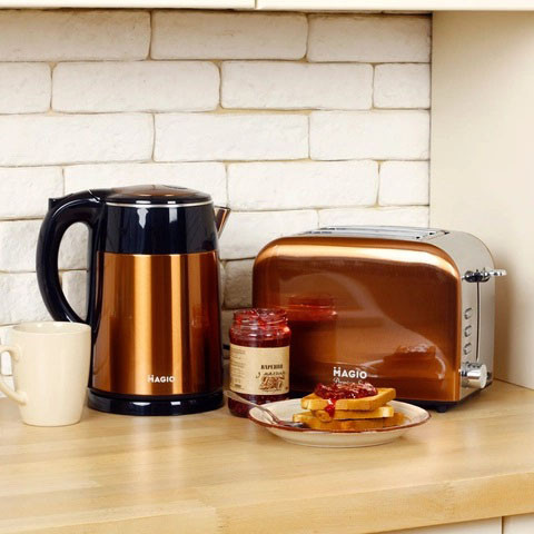 Тостер на 2 скибочки з терморегулятором Magio MG-285, Тостер зі ступенями підсмажування SK-77 Львів - фото 5