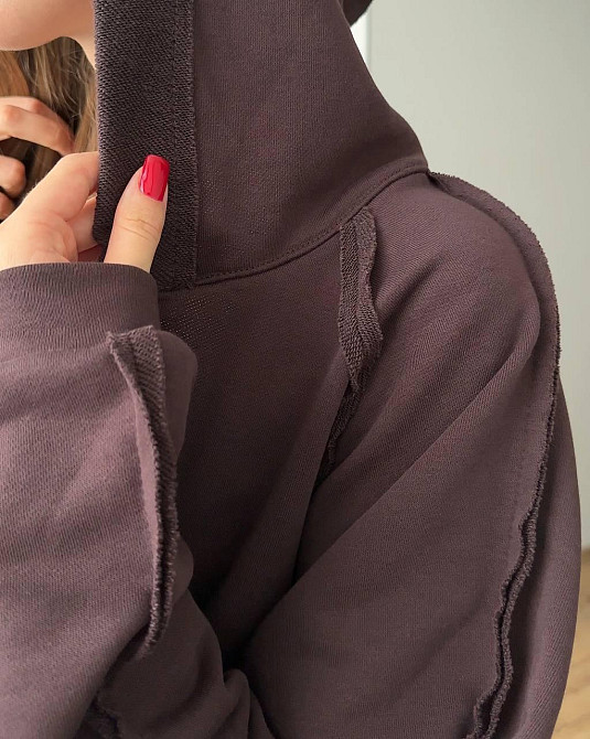 Женский прогулочный костюм двойка: кофта и штаны трехнить петля 100% хлопок Одесса - изображение 9