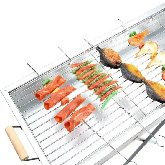 Переносний мангал BARBECUE TRAY 770T MD-008 809 (80*30*78см) Коломыя