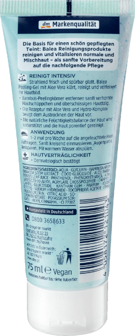 Balea гель для пілінгу, 75 мл Львів - фото 1