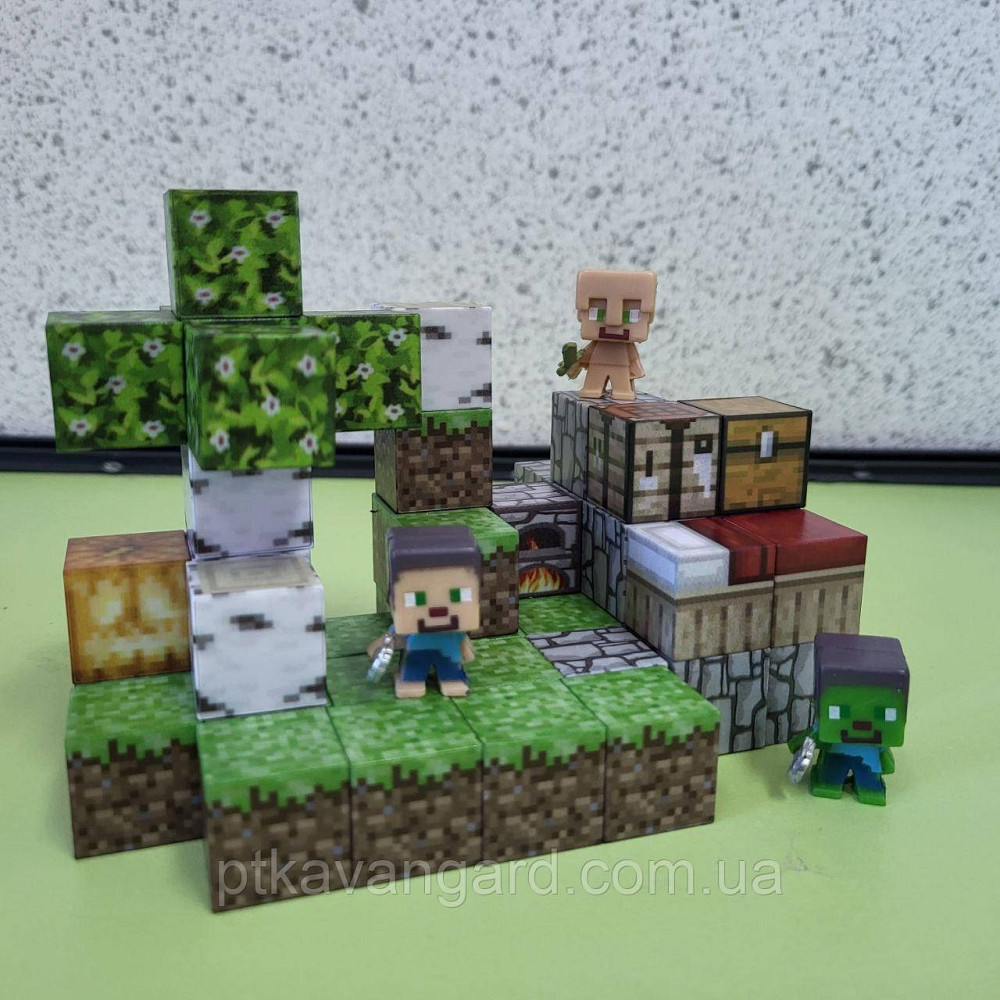 Конструктор магнітний майнкрафт 49 кубики магнітні блоки Dream World LZCK 028 Хмельницький - фото 1