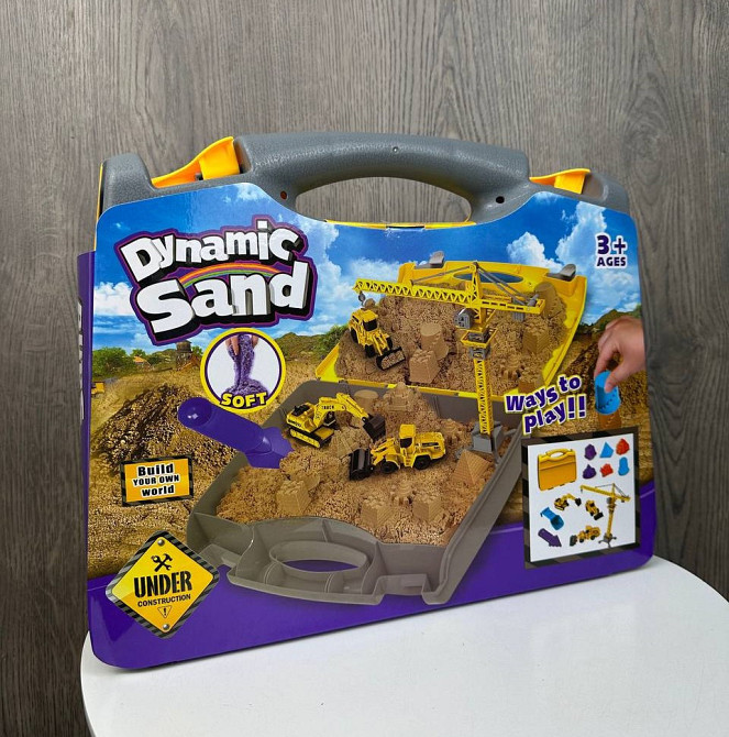 Набір кінетичного піску в кейсі Dynamic Sand кінетичний пісок у валізі з краном та екскаватором ( 25313 ) Харків - фото 5