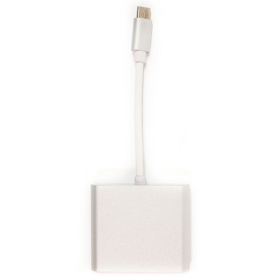 Перехідник USB C-Type - HDMI/USB PowerPlant (KD00AS1306) Вінниця - фото 4