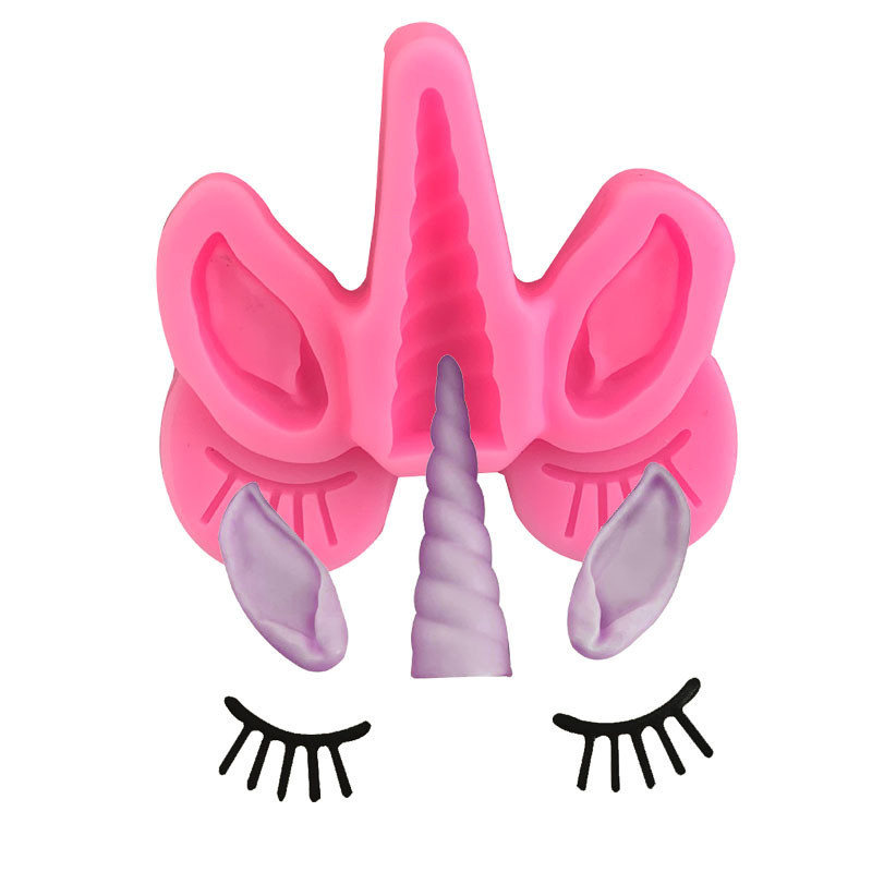 Силиконовая форма Единорог 63 мм розовый Киев - изображение 1