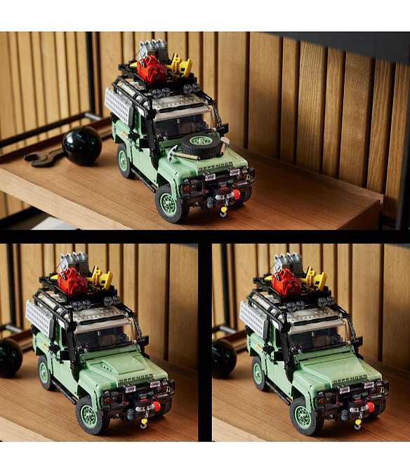 Конструктор машика  Land Rover Retro Defender 90   2336 (деталей)маштаб 1:10 Лендровер класік Киев - изображение 8
