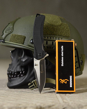 Нож складной Browning black/silver ВТ4794 Киев - изображение 5