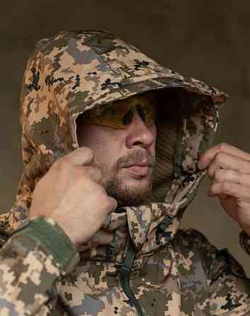 Демисезонный тактический костюм Cофтшел Softshell Rocket НП4862 (Пиксель) XXL Винница