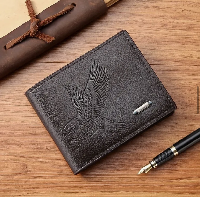 Подарунковий набір для чоловіків 6 в 1 годинник окуляри конверт ремінь гаманець брелок коричневий Київ - фото 7