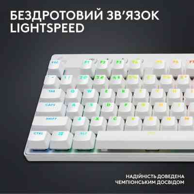 Клавиатура Logitech G PRO X TKL Lightspeed Tactile USB UA White (920-012148) Винница