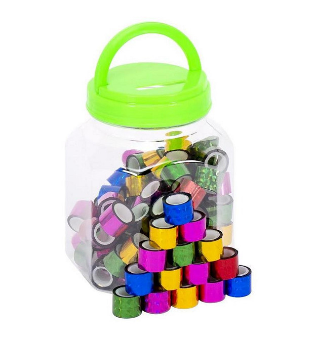 Скотч декоративний "Голограма" COLOR-IT №60, 90 шт по 2 метри Вінниця - фото 1