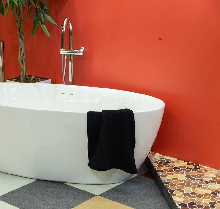 Смеситель для ванны отдельно стоящий напольный VOLLE 12-33-100 хром Киев - изображение 2