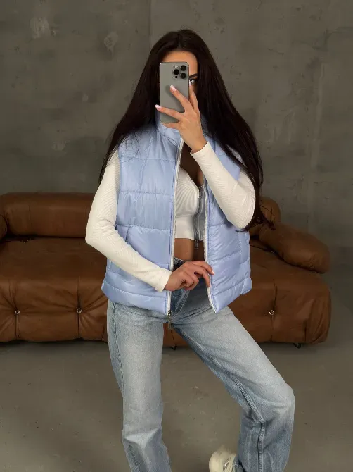 Жіночий весняний жилет на блискавці Одеса - фото 4