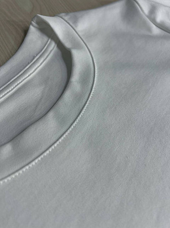 Футболка женская A-N 27040 базовая по фигуре с вышивкой сердце, белый, one size Одесса - изображение 7