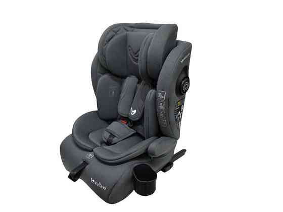 Автокрісло VELANO Flexo i-Size 76–150 см, ISOFIX + Top Tether/ремінь, grey Київ
