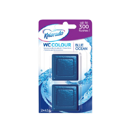 Таблетка для бачка унітазу WC Colour синій 2шт KOLORADO Житомир