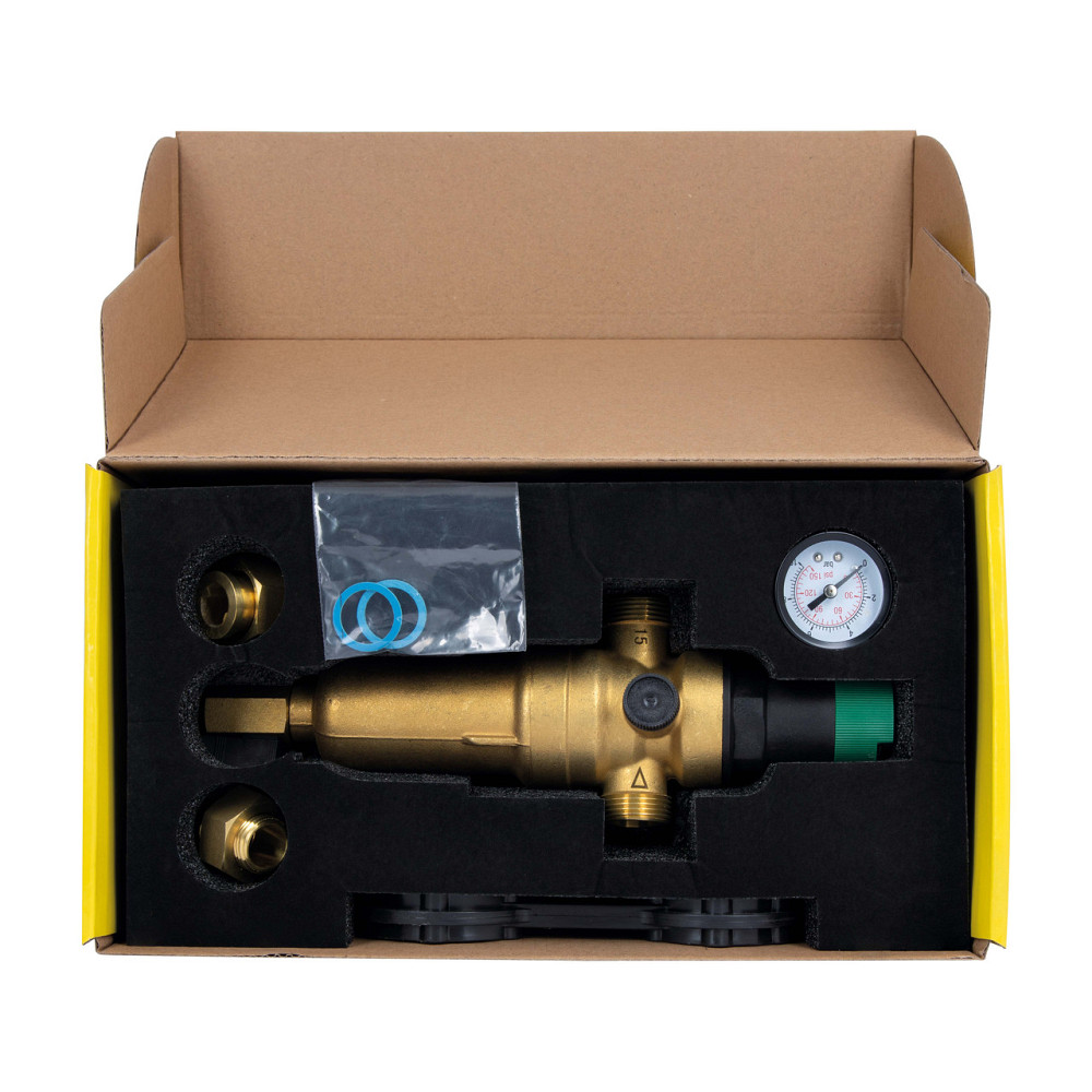 Фільтр самопромивний Thermo Alliance Forte 1/2" з редуктором для гарячої води SF128W15H Київ - фото 7