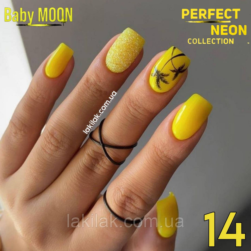 Гель-лак BABY MOON Perfect Neon №14 6 мл Херсон - фото 1