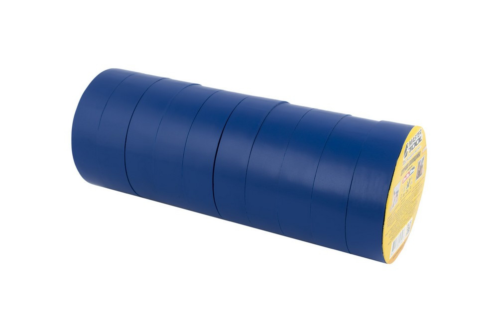 MASTERTOOL Стрічка ізоляційна MASTERTOOL 17 мм 10 м 10 шт синя 44-9010 Коломыя - изображение 2