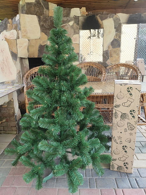 Штучна зелена ялинка ПВХ Карпатська казка 1.5 Одеса - фото 2