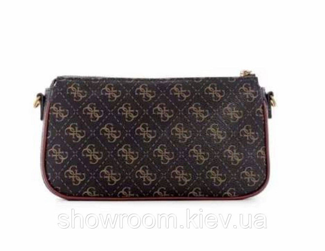 Жіноча сумочка з органайзером на плече Guess (865470) коричнева Київ - фото 4