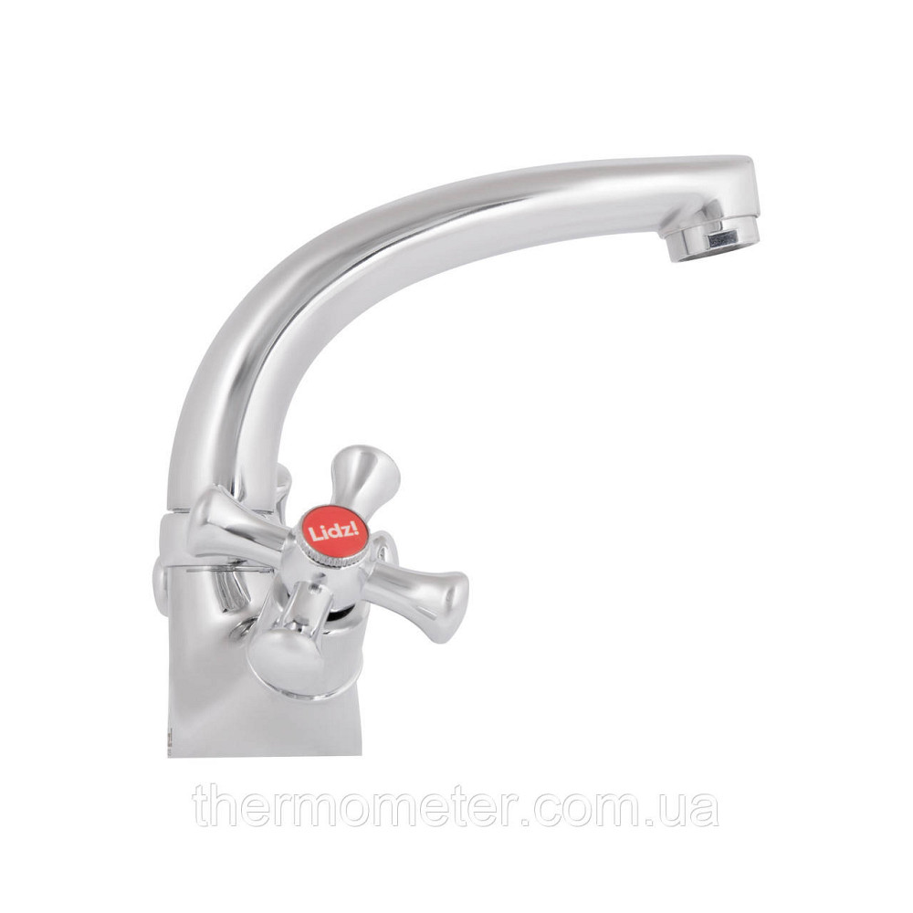 Смеситель для кухни Lidz Lamb 272F двухвентильный LDLAM272FCRM22018 Chrome Киев - изображение 7