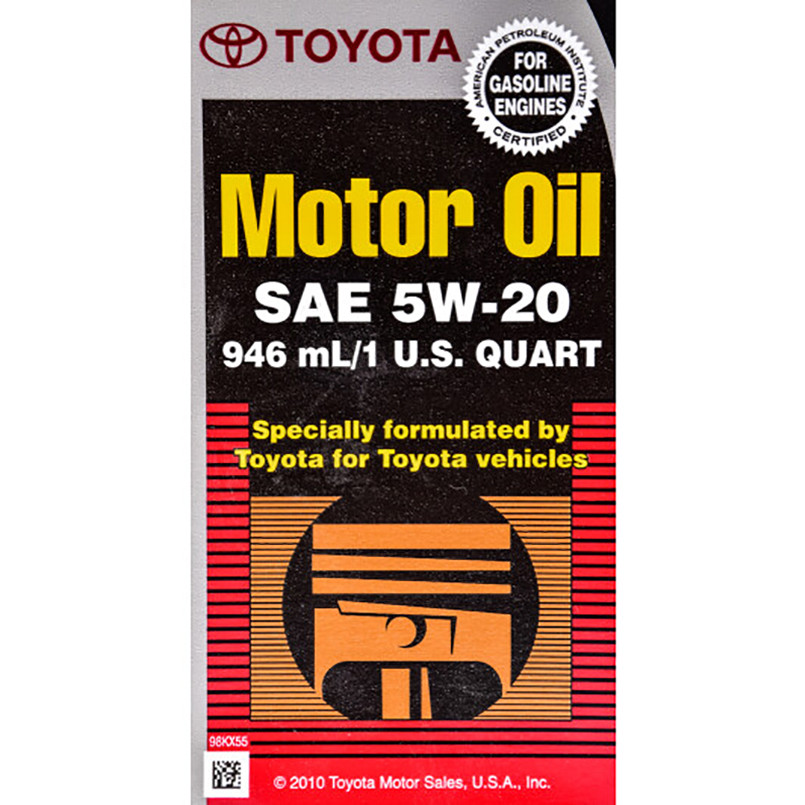 Моторне масло Toyota Motor Oil 5W-20 946 мл Львів - фото 3