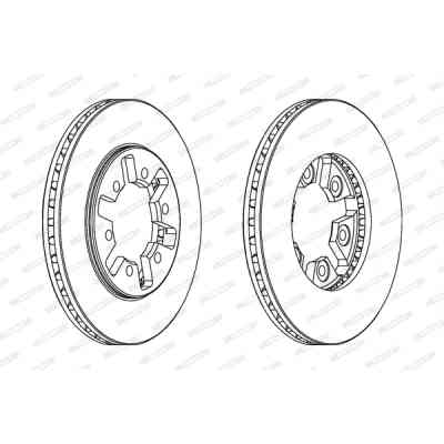 Тормозной диск FERODO DDF626 Винница