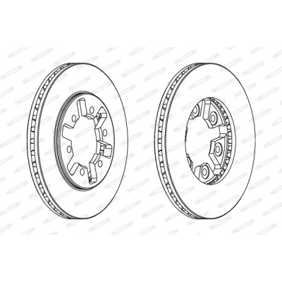 Тормозной диск FERODO DDF626 Винница - изображение 1