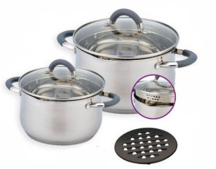 Набор кастрюль 3л / 5.1+подставка BN-237 (4) Одесса - изображение 2