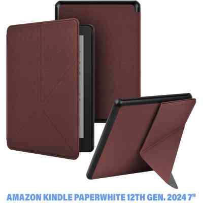 Чохол до електронної книги BeCover Ultra Slim Origami Amazon Kindle Paperwhite 12th Gen. 2024 7&quot; Red Wine (712842) Вінниця