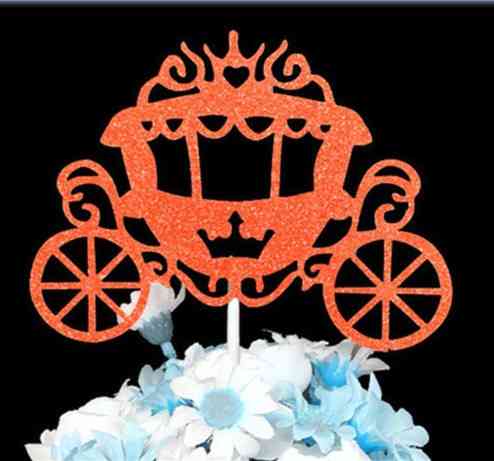 Топпер в свадебный торт 13 на 8 см красный Киев