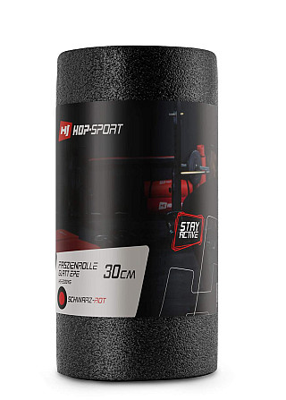 Масажний ролик (валик, роллер) EPE 30см Hop-Sport HS-E030YG чорний Киев - изображение 2