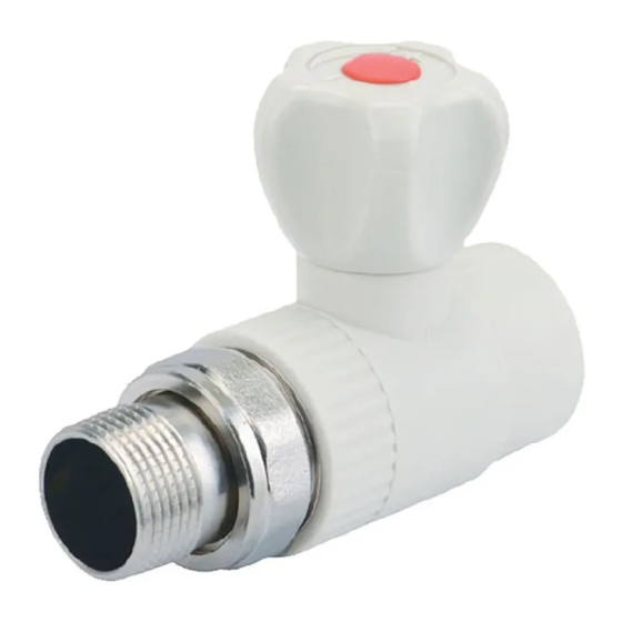 Кран радиаторный 25x3/4 прямой PPR Koer K0160.PRO (KP0205) Киев