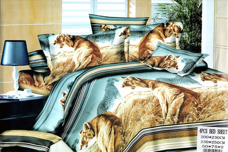 Комплект постільної 3D-біля, двоспальна, євро Одеса - фото 1