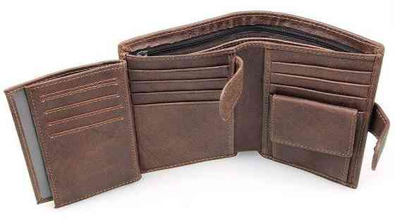 Портмоне чоловіче Коричнева (Vintage) Київ