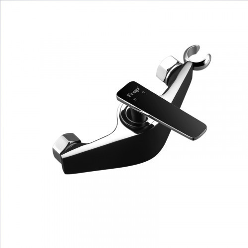 Гігієнічний душ із змішувачем Frap F2057 чорний/хром Київ - фото 6