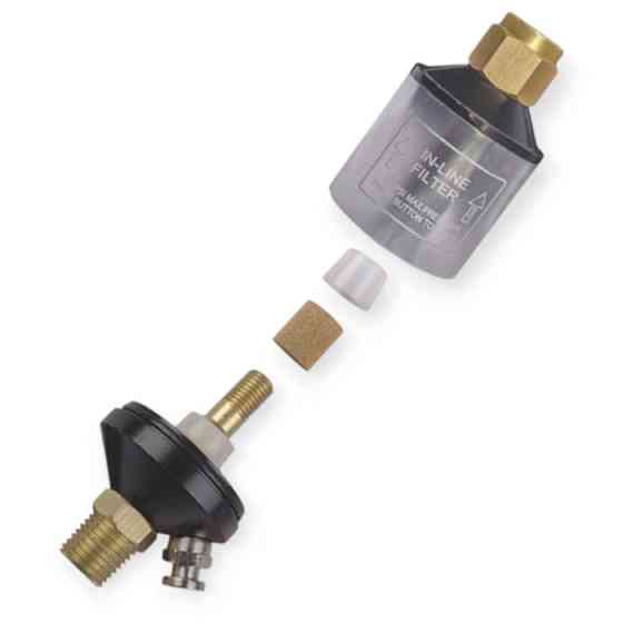 Фільтр повітряний для пневмоінструменту "міні" 1/4" (металевий корпус) INTERTOOL Мукачево