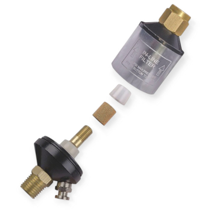 Фільтр повітряний для пневмоінструменту "міні" 1/4" (металевий корпус) INTERTOOL Мукачево - фото 2