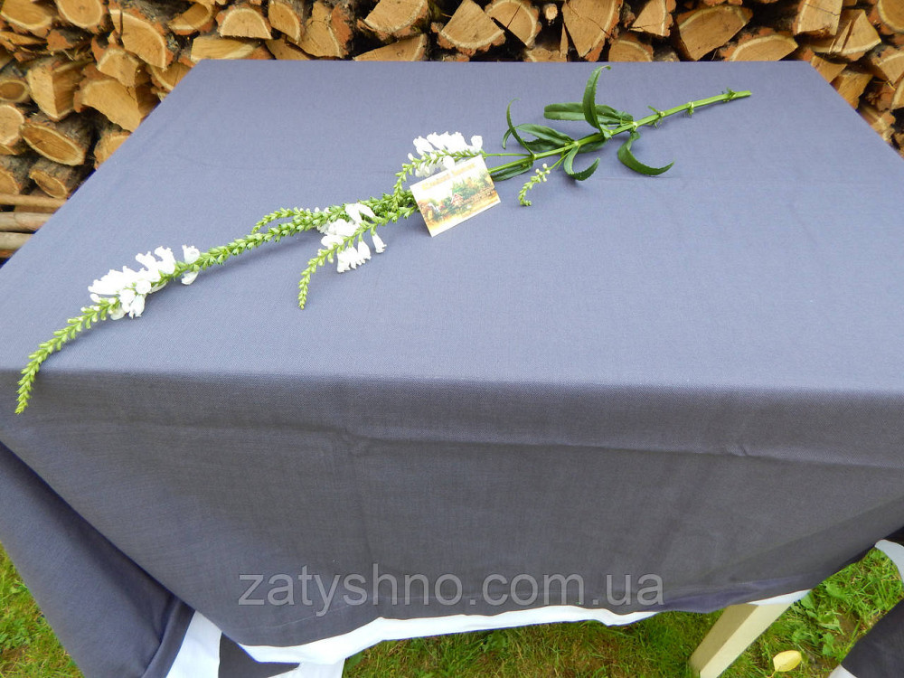 Скатертина синя щільна на подарунок Київ - фото 4