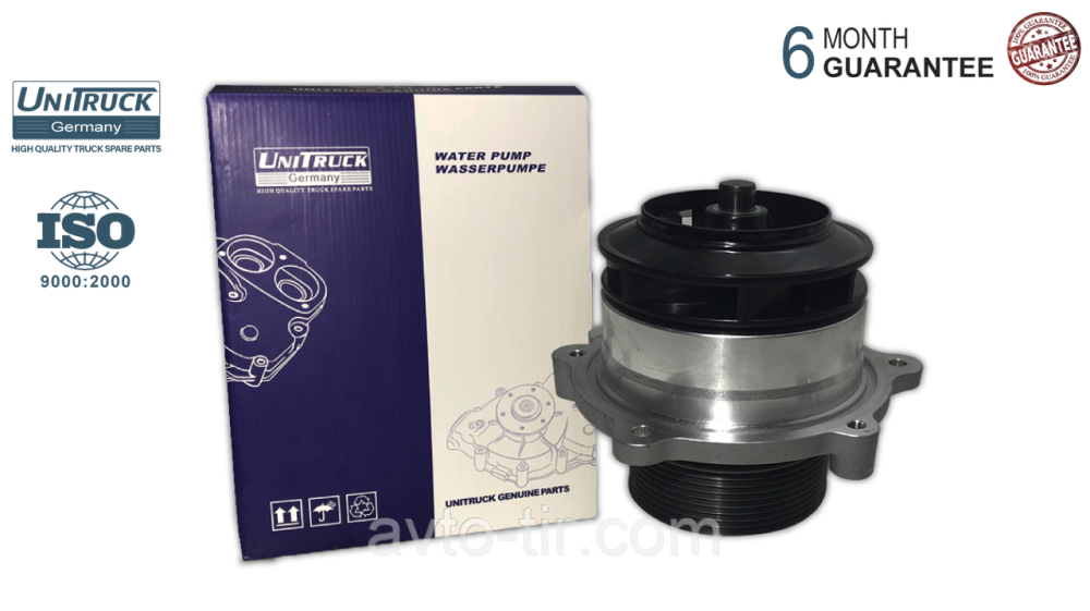 Помпа води DAF XF105 1664762 0931147 1653974 1778280 1664762 1742258 1742259 1747962 1828141 1828142 1828162 Луцьк - фото 1