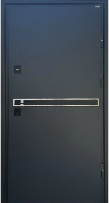 Двері вхідні Бастіон Прайм МАКС Ескада 26 RAL 7016 / ПВХ Дуб альпійський 960х2050 мм Київ - фото 1