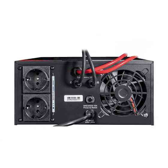 Інвертор Kraft KRF-AVR1200VA/1КW-12V з правильною синусоїдою під зовнішній акумулятор (42-00093) Киев