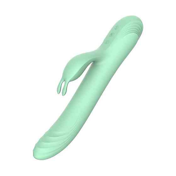 Вібратор-кролик із фрикціями Every Night Toys для точки G, блакитний Sex Aura Київ