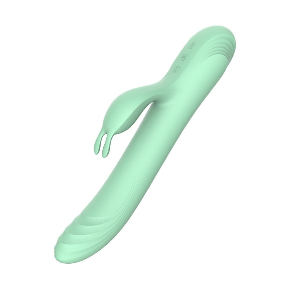Вібратор-кролик із фрикціями Every Night Toys для точки G, блакитний Sex Aura Київ - фото 4